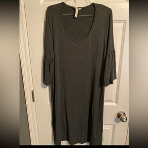 Matilda Jane Charcoal T-shirt Dress-NEW with tags